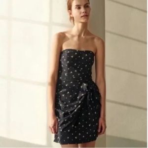 Club Monaco Silk Harper strapless mini dress size 00